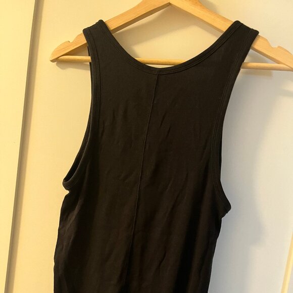 NWOT Everlane Luxe-Rib Tank Top - Black - Size XL - Picture 4 of 11